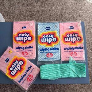 Vintage 1980s Magla Easy Wipes Wiping Cloths 4 Packs Plus Extra's NOS SEALED